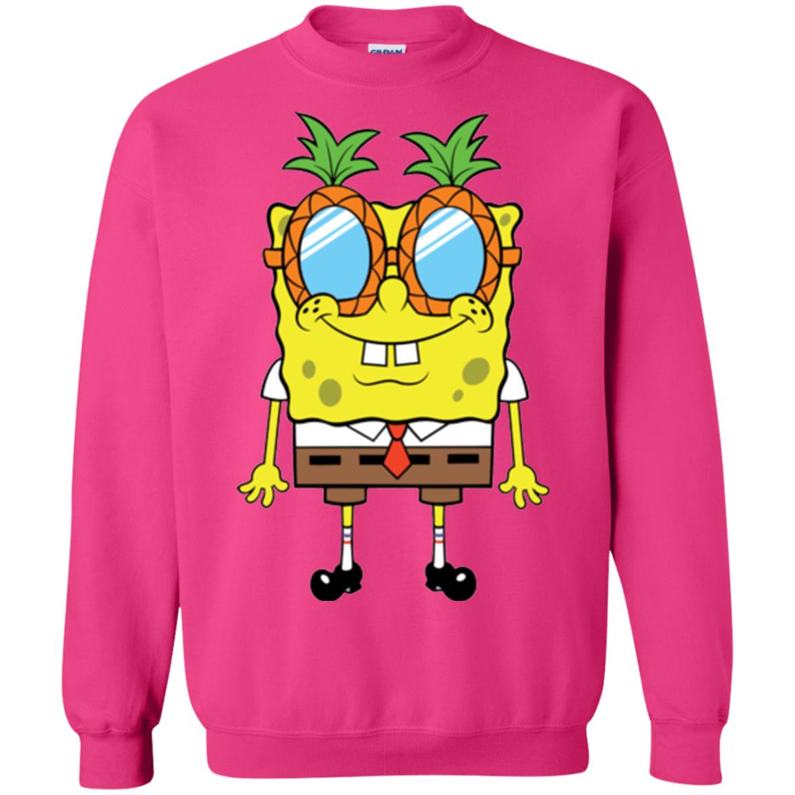 Nickelodeon Spongebob Squarepants Pineapple Glasses T-shirt Heliconia