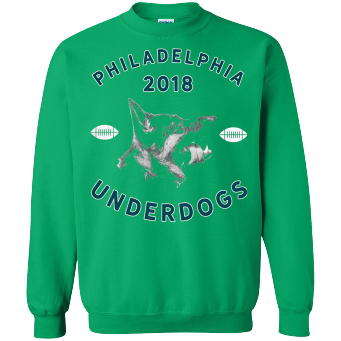 Dog Lover T-shirt Philly Philadelphia Underdogs Lii Game Day Irish Green