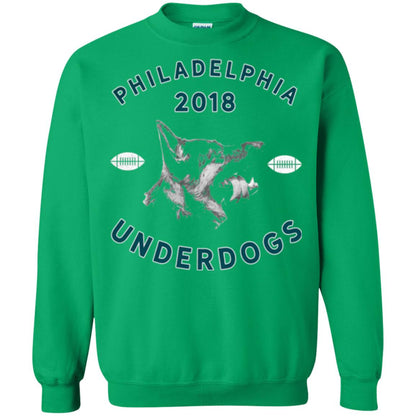 Dog Lover T-shirt Philly Philadelphia Underdogs Lii Game Day Irish Green