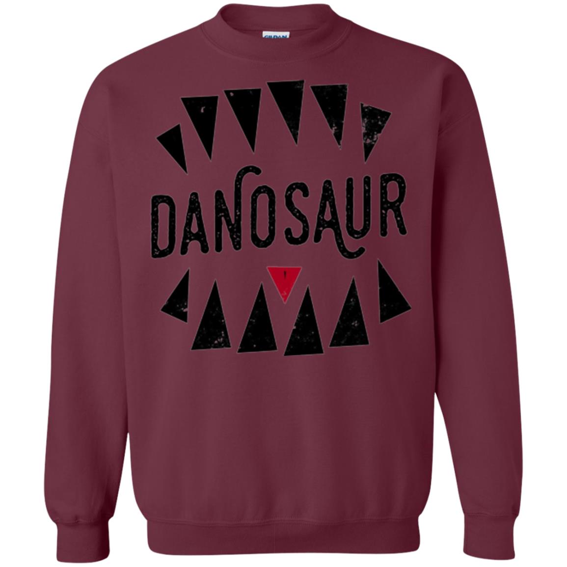 Dinosaus Lovers T-shirt Overly Excited Tourist Maroon