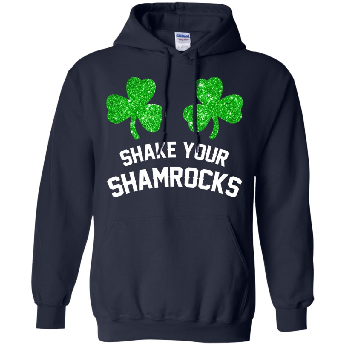 Shake Your Shamrocks St. Patrick_s Day T-shirt Navy