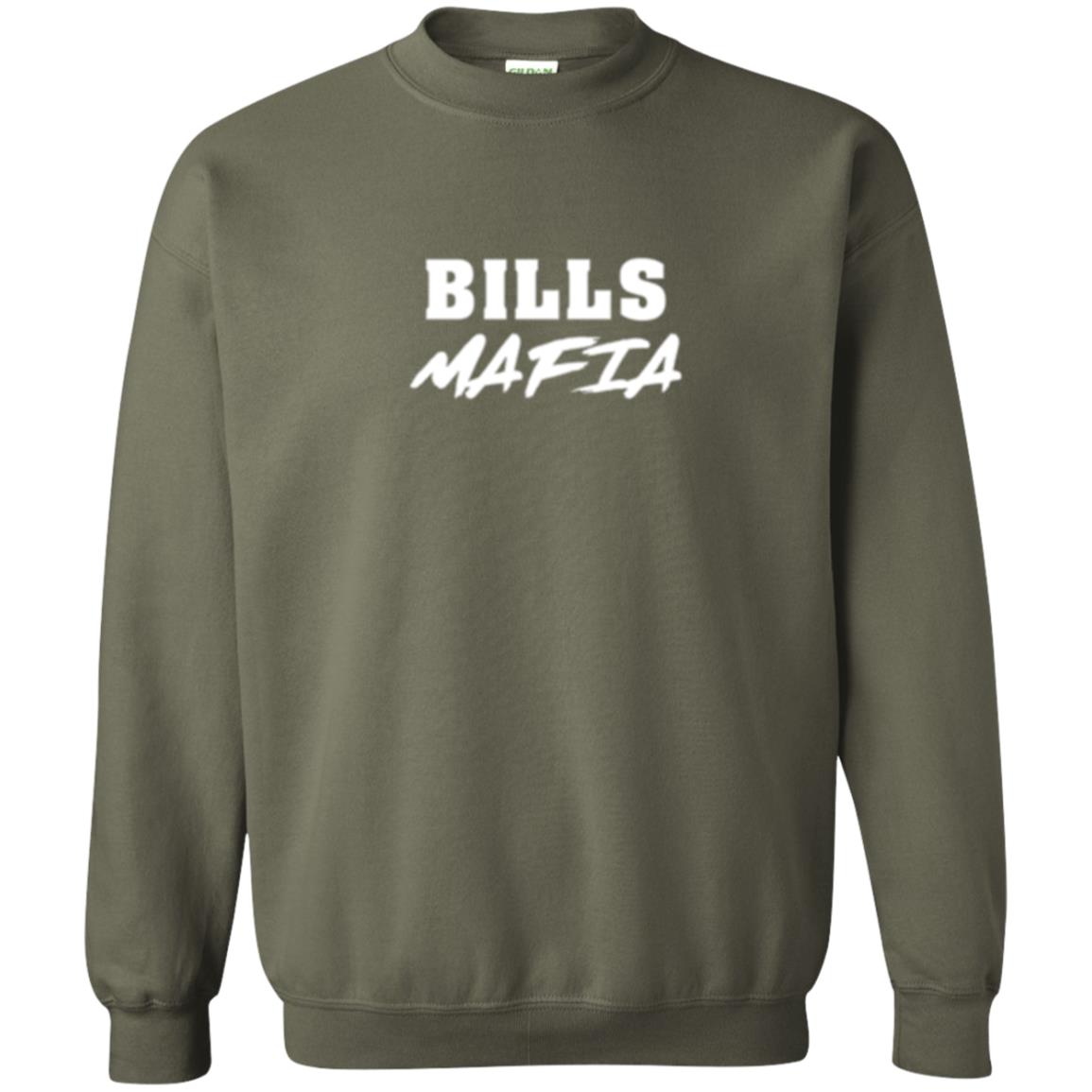 Football Lovers T-shirt Bills Mafia Buffalo Military Green