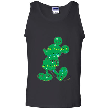 Disney Mickey Mouse Christmas Lights T-shirt Black