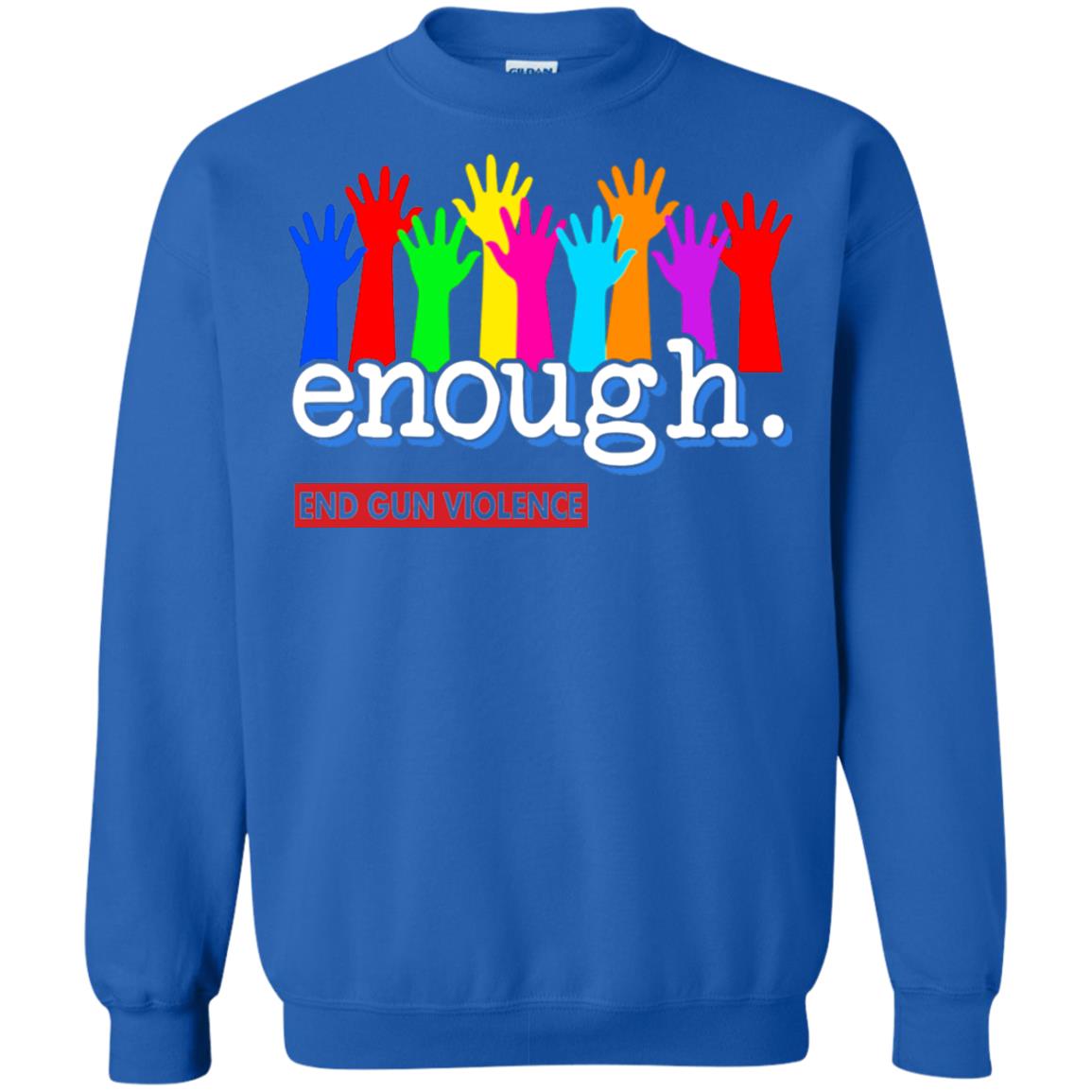 End Gun Violence Enough Gun Control T-shirt Royal
