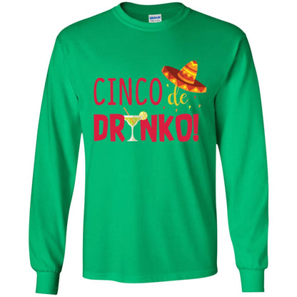 Cinco De Drinko Cinco Mayo 2018 Drinking T-shirt Irish Green