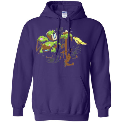 Film T-shirt Bastion Overgrown Spray T-shirt Purple