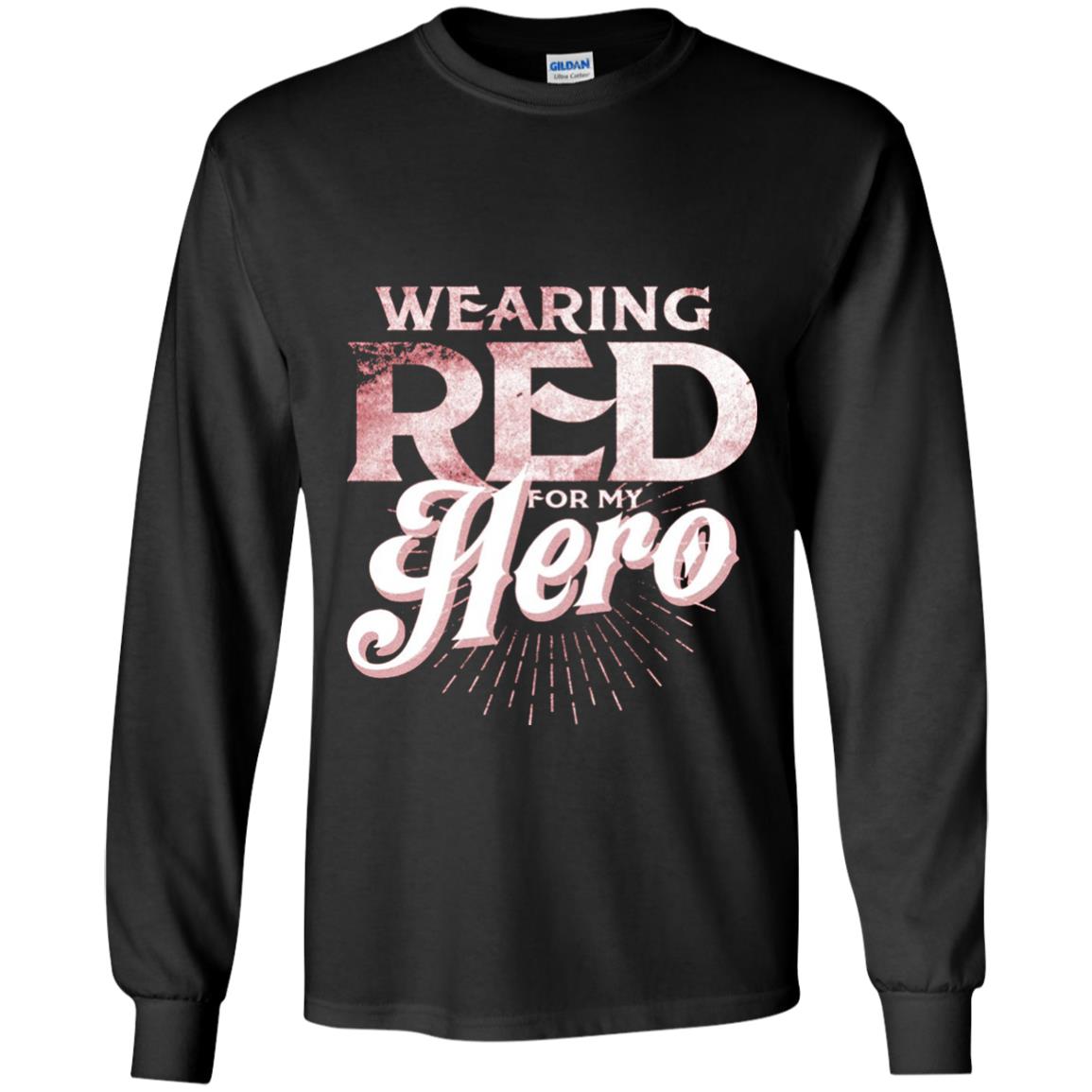 Wearing Red For My Hero Proud Us Army Shirt