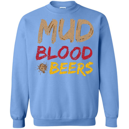 Mud Blood Beers Awesome Team T-shirt Carolina Blue