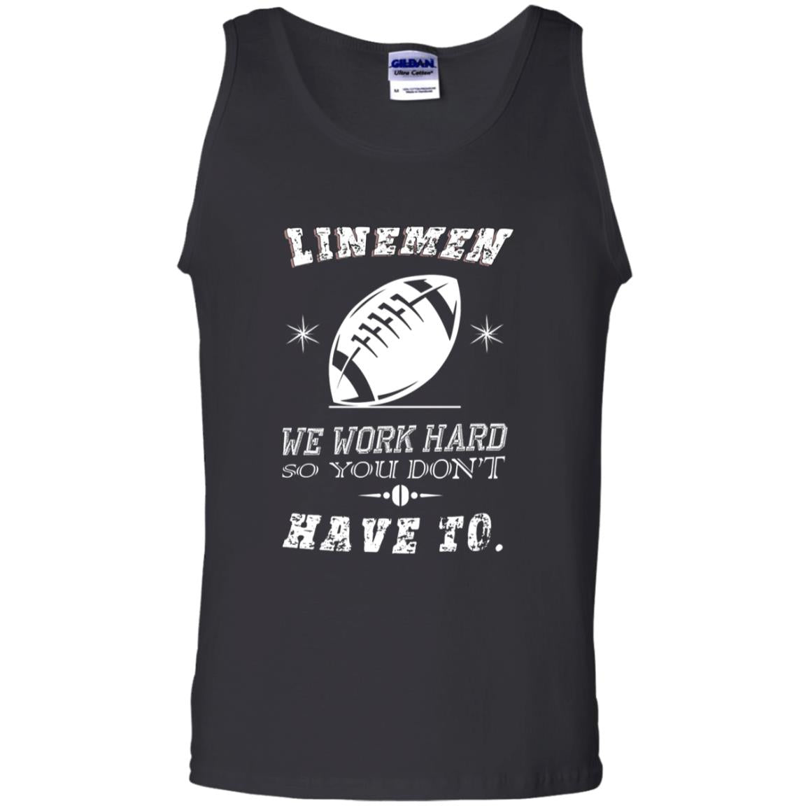 Linemen We Work Hard So You Dont Have To Baseball Gift Shirt Black