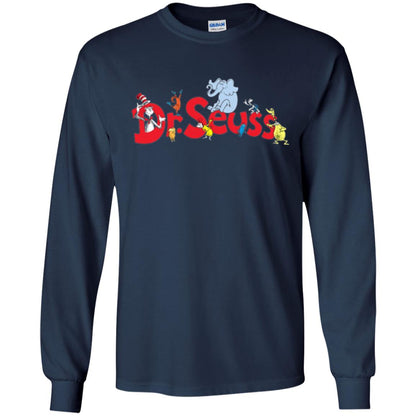 Dr. Seuss Family National Wear Red Day T-shirt Navy