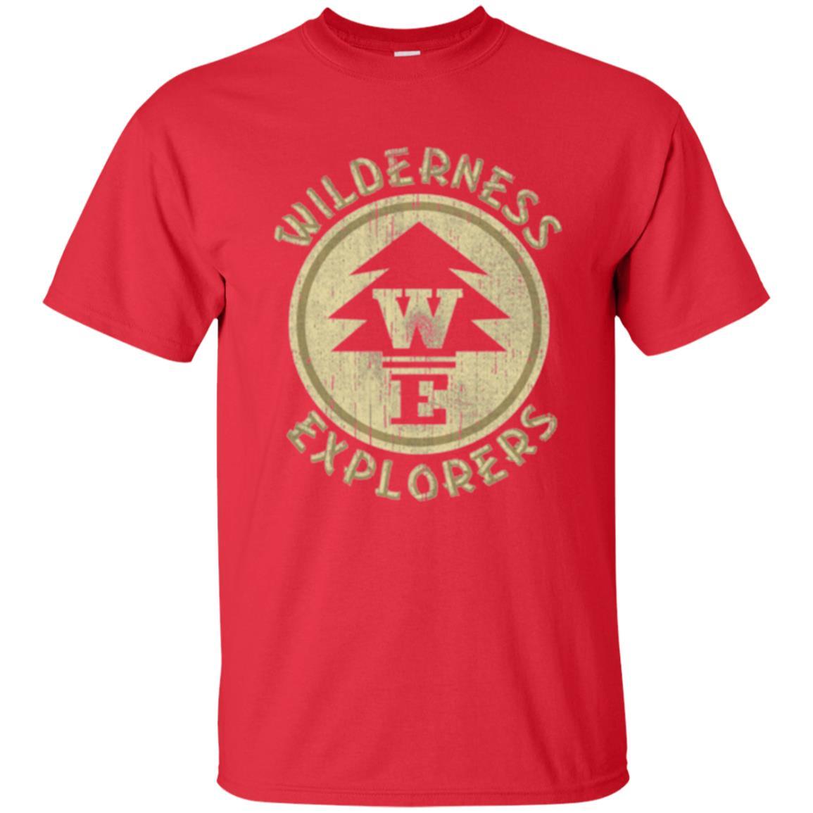 Wilderness Explorer Badge Graphic T-shirt Red