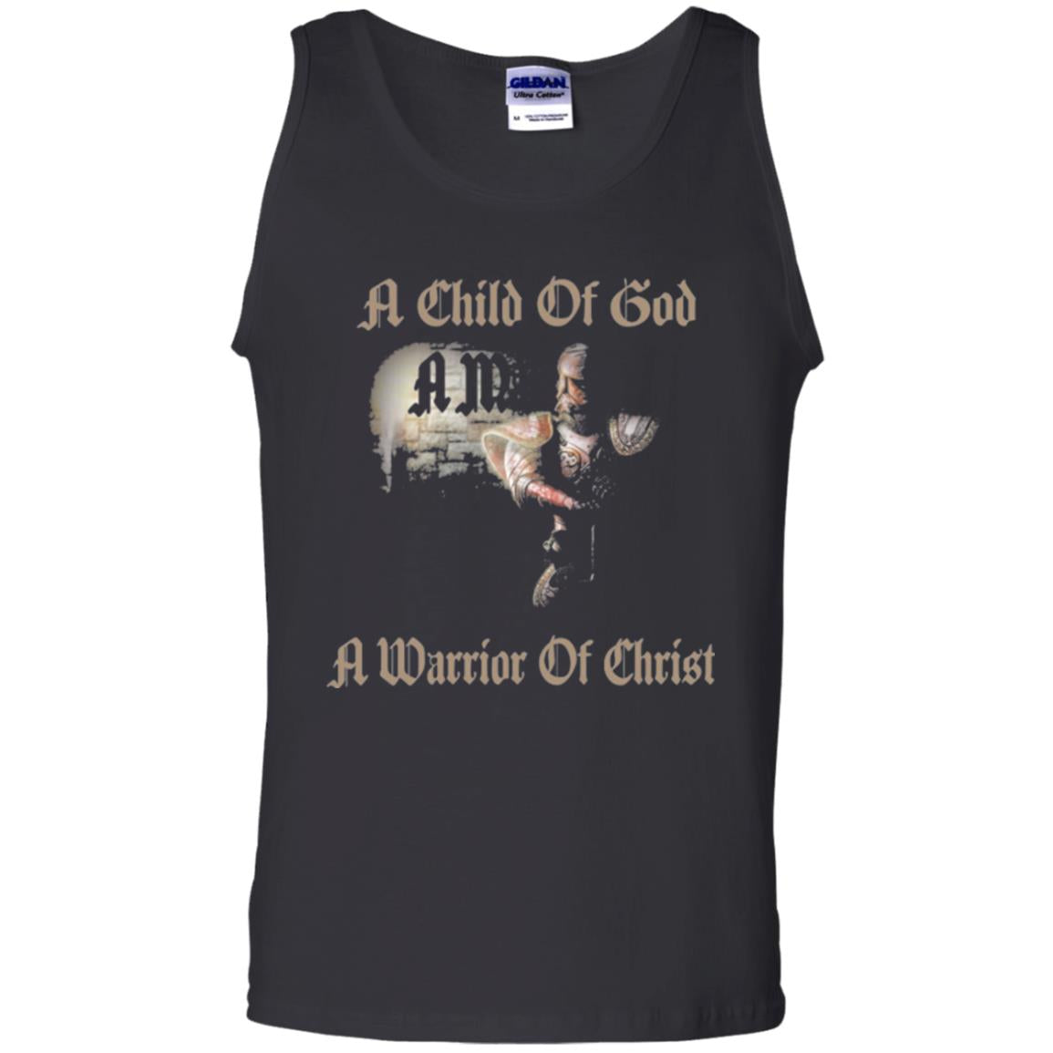 Crusader Knights Templar T-shirt A Child Of God Black