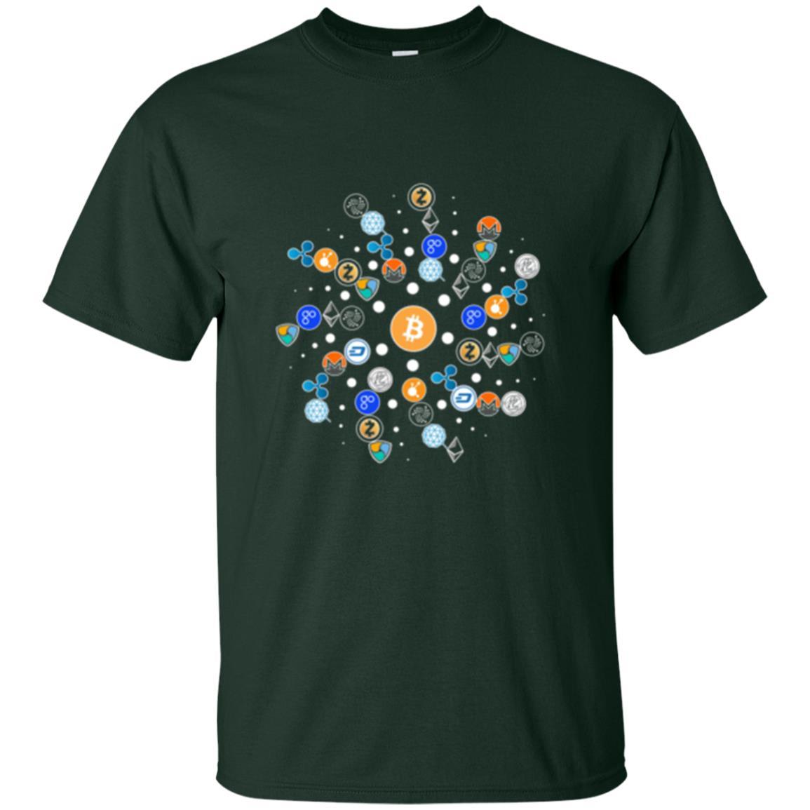 Cryptocurrency T-shirt Forest Green