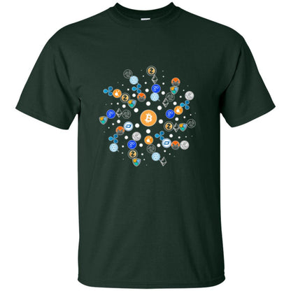 Cryptocurrency T-shirt Forest Green