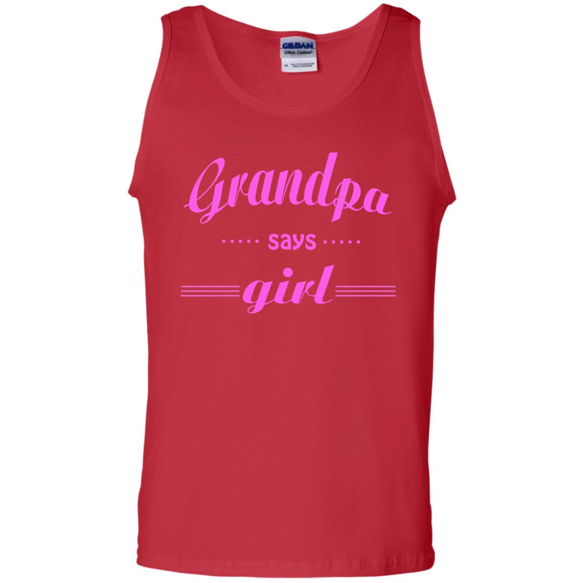 Grandpa Say Girl Shirt Red