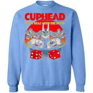 Video Game T-shirt Cuphead And Mugman Devil_s Dice