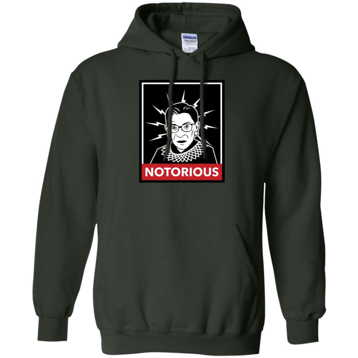 Notorious Ruth Bader Ginsberg Shirt Forest Green