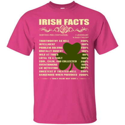 Irish Facts Intelligent Problem Solving Shirt Heliconia