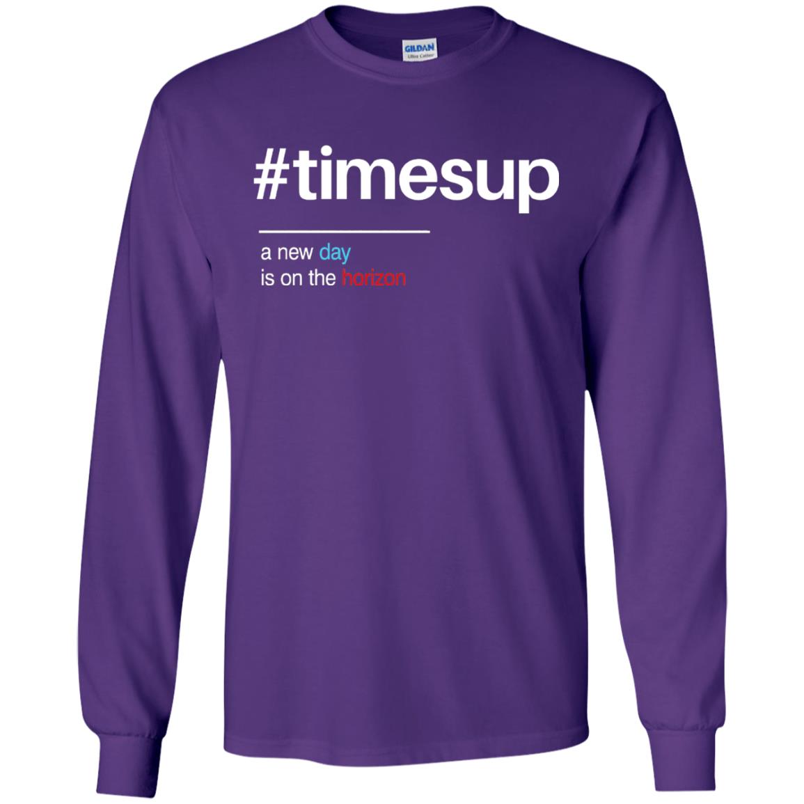 Women_s Right T-shirt Hash Tag Times Up Purple