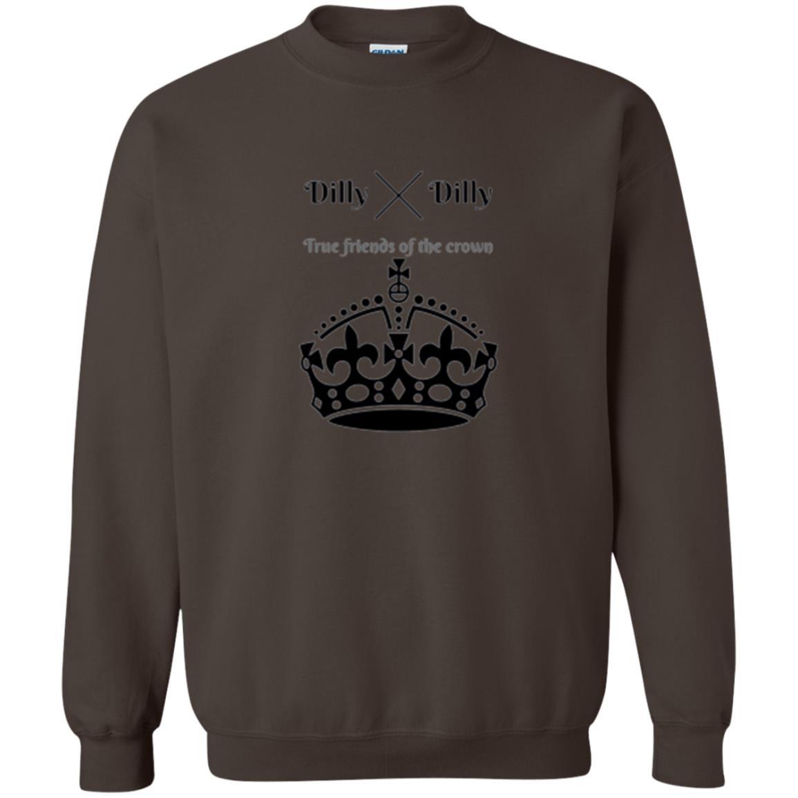 Dilly Dilly True Friends Of The Crown T-shirt Dark Chocolate