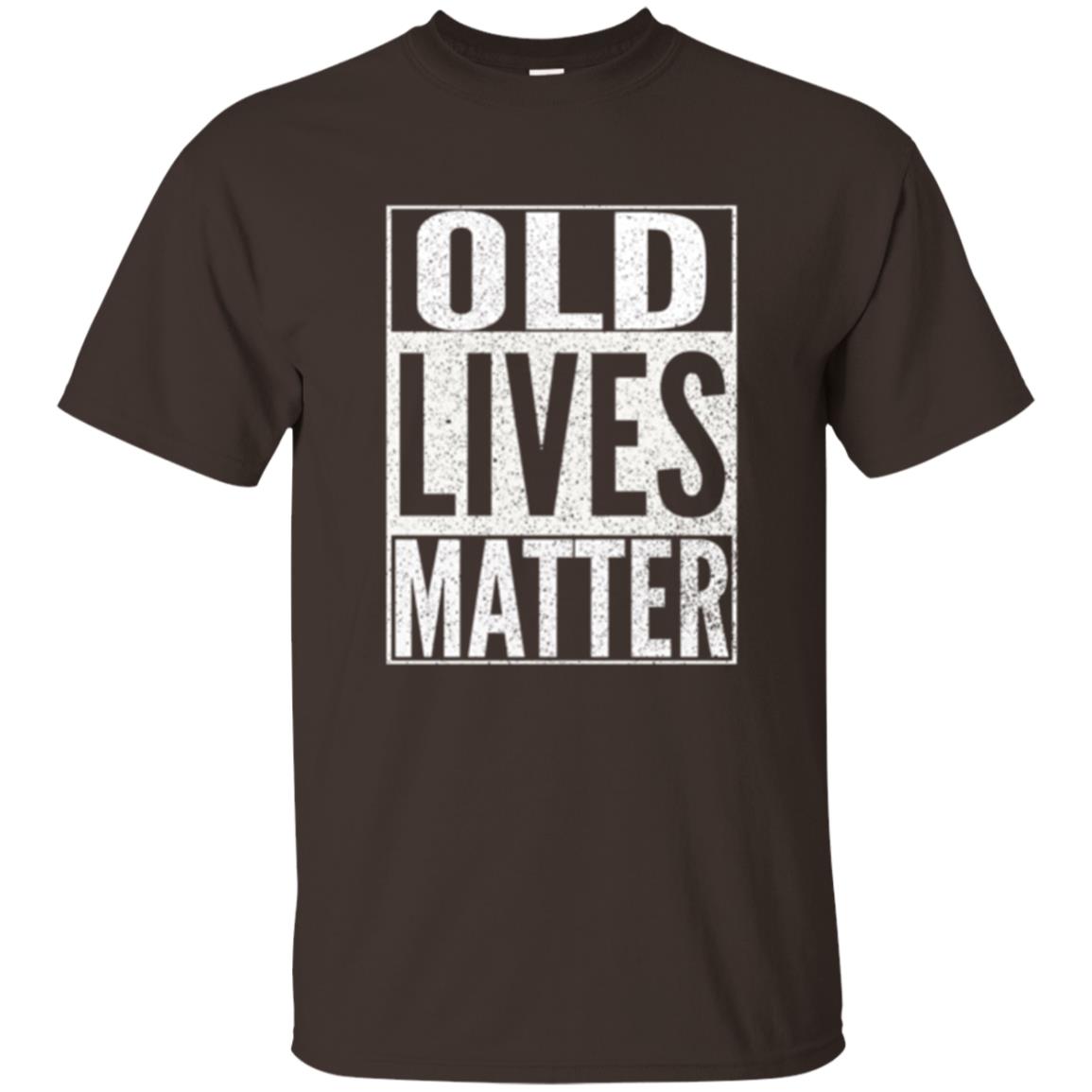 Old Lives Matter T-shirt Dark Chocolate