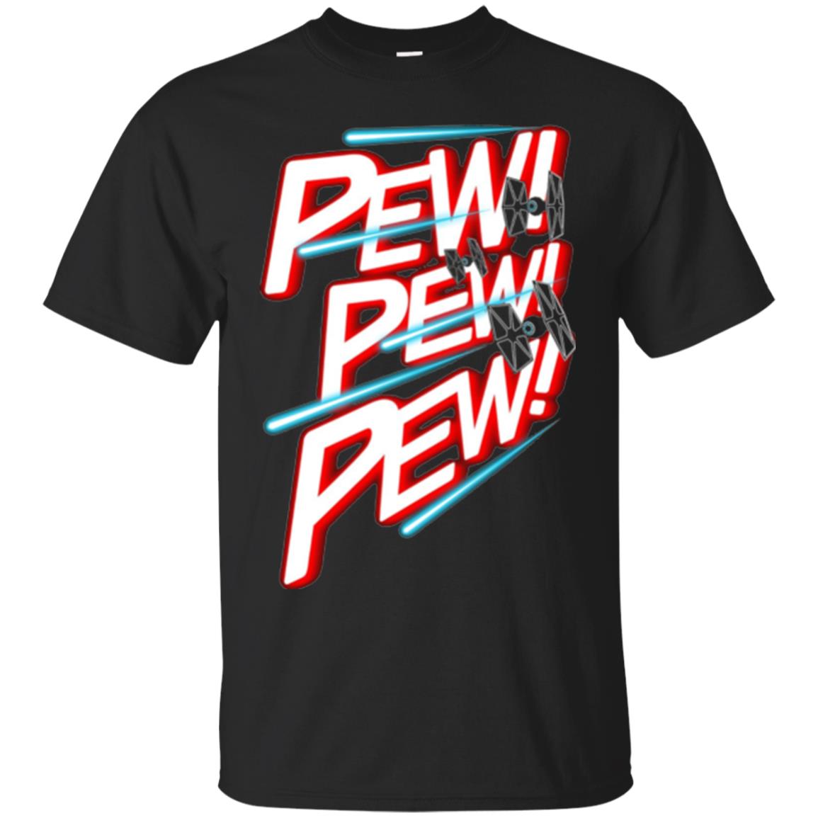 Star Wars T-shirt Pew Pew Pew Black