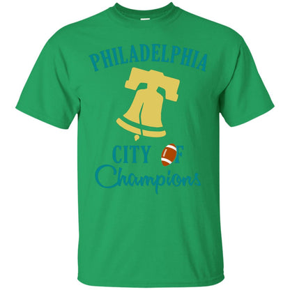 Football Lover T-shirt Philadelphia City Of Champion Irish Green