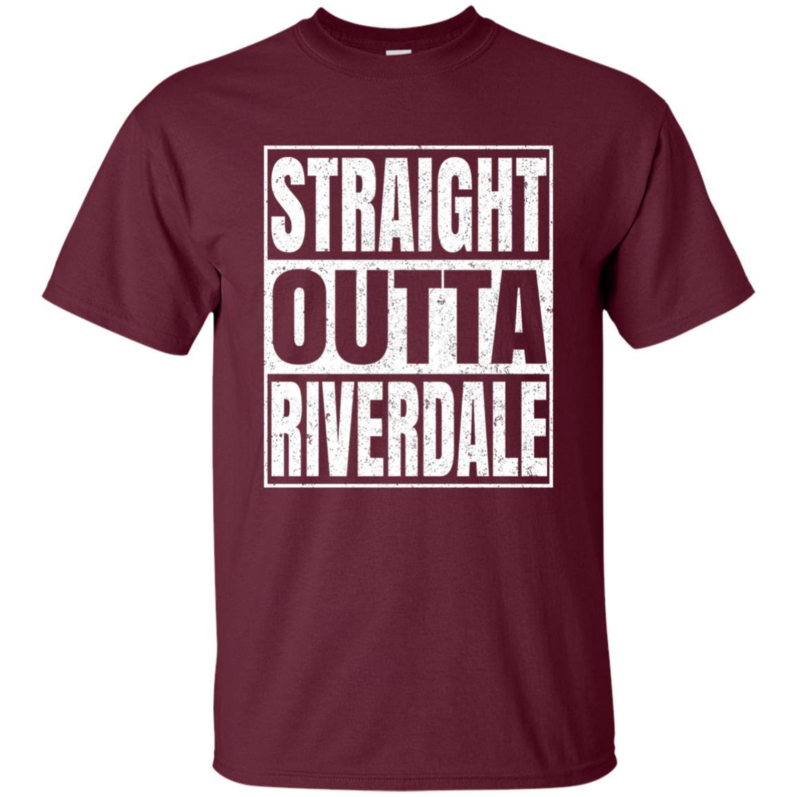 United States T-Shirt Straight Outta Riverdale Maroon
