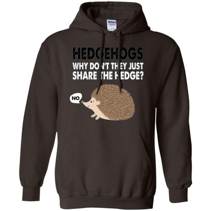 Hedgehogs T-shirt Why Don_t They Just Share Hedge Dark Chocolate