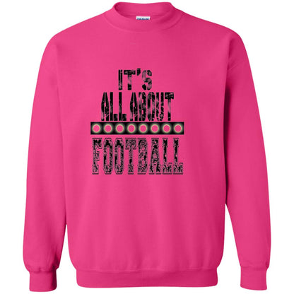 Football Lover T-shirt It_s All About Football Heliconia