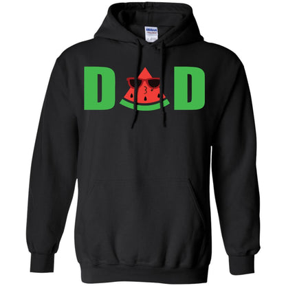 Dad Watermelon Funny Summer Melon Fruit Shirt For Daddy Black