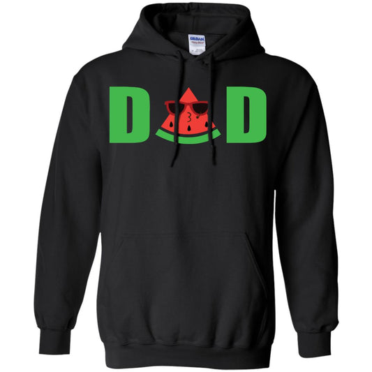 Dad Watermelon Funny Summer Melon Fruit Shirt For Daddy Black