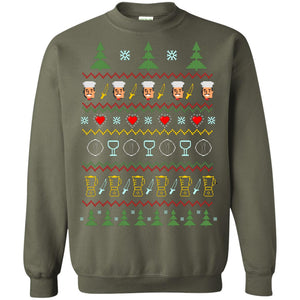 Chef Christmas X-mas Gift Shirt For Cooking LoversG180 Gildan Crewneck Pullover Sweatshirt 8 oz.