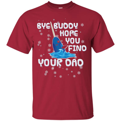Funny Narwhal T-shirt Bye Buddy Hope You Find Your Day Cardinal