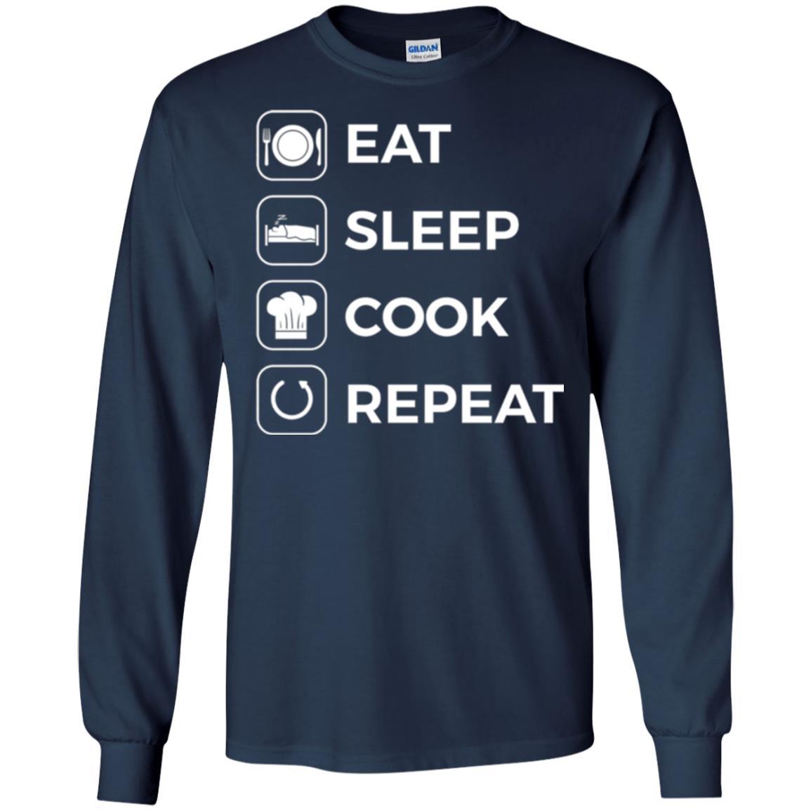 Chef T-shirt Eat Sleep Cook Repeat T-shirt