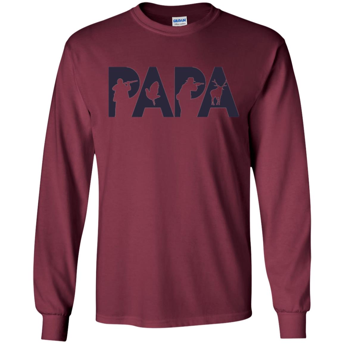 Hunter Dad T-shirt Maroon