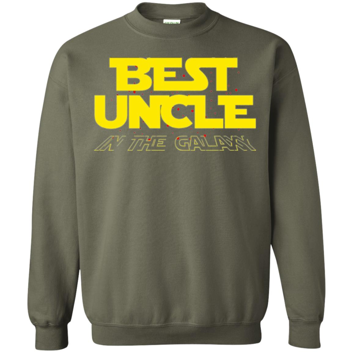 Uncle T-shirt Best Uncle In The Galaxy Military Green