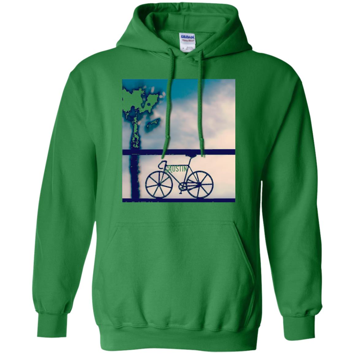 Biking In Austin T-shirt Irish Green