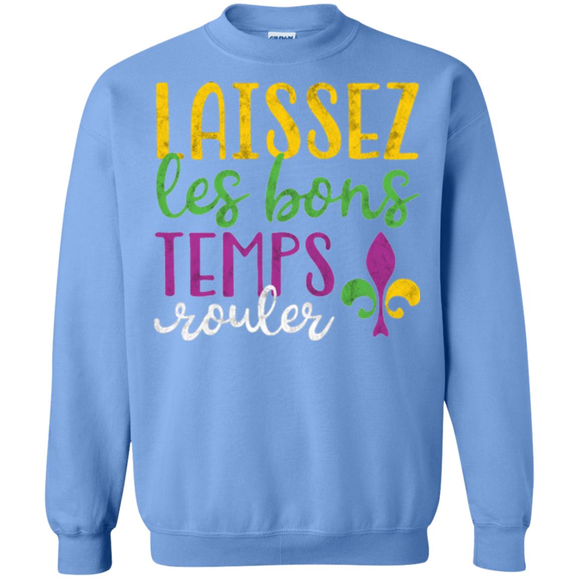 Mardi Gras T-shirt Laissez Les Bons Temps Rouler Carolina Blue