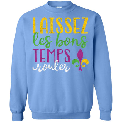 Mardi Gras T-shirt Laissez Les Bons Temps Rouler Carolina Blue