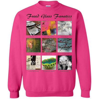 Commemorative T-shirt Fused Glass Fanatics 2018 Heliconia