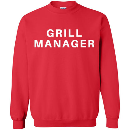 Grill Manager Cooking T-shirt Red