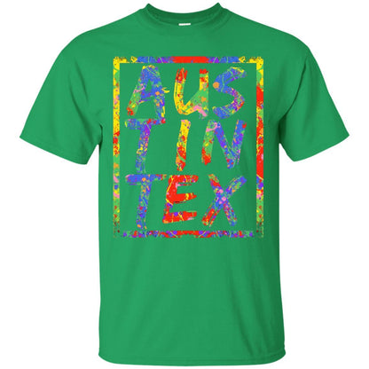 Austin Texas T-shirt Irish Green