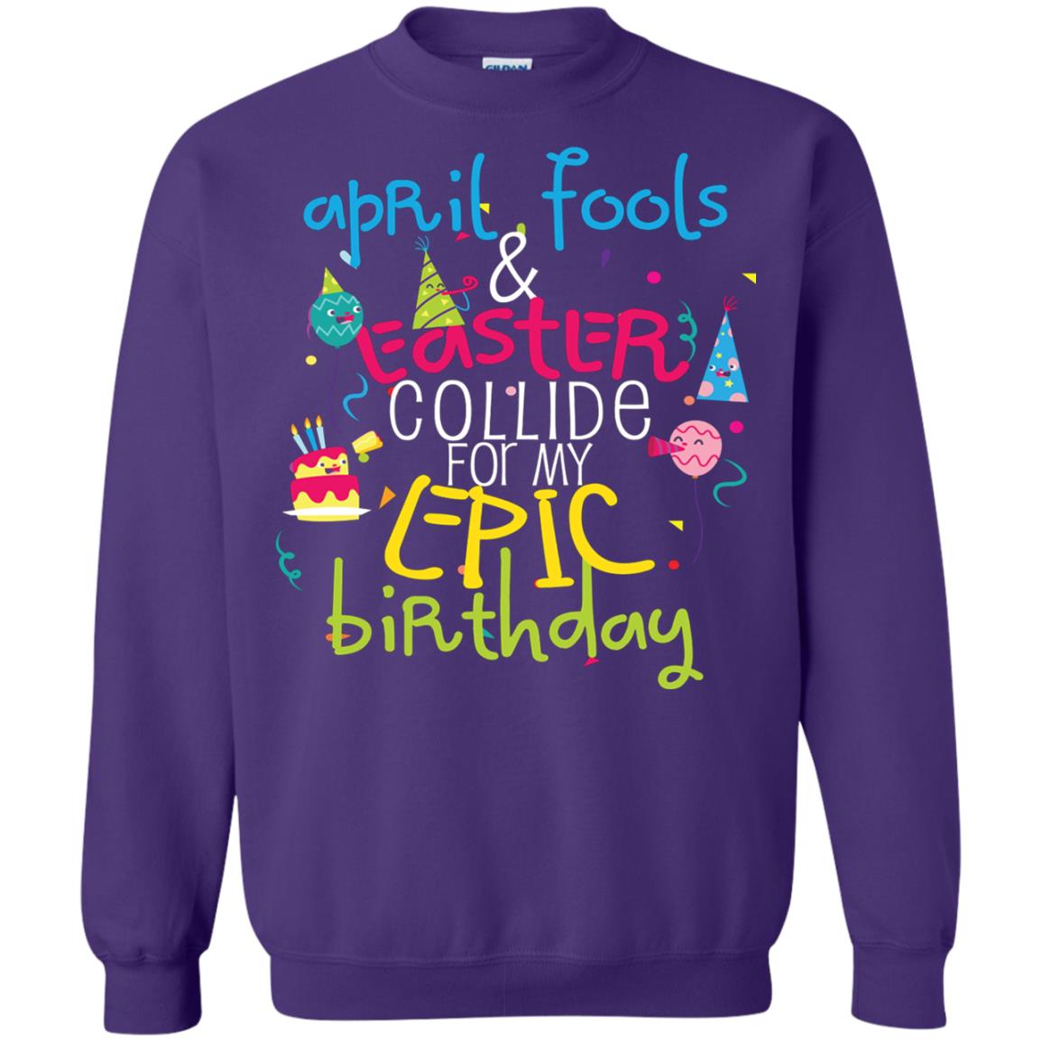 April Fools Easter Collide For My Epic Birthday Purple