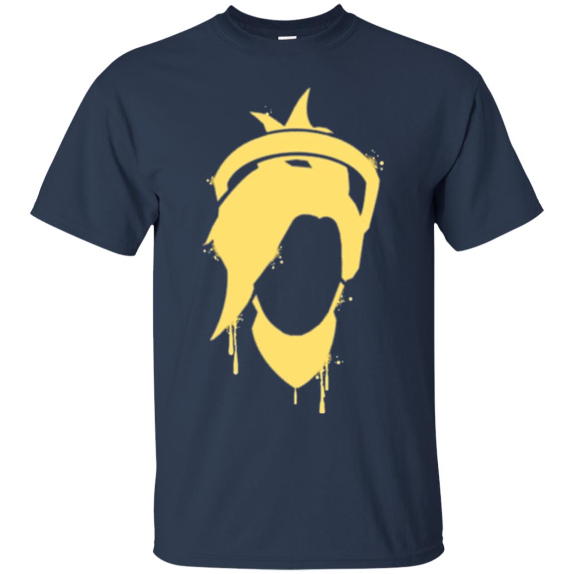 Overwatch Mercy Icon Spray T-shirt Navy