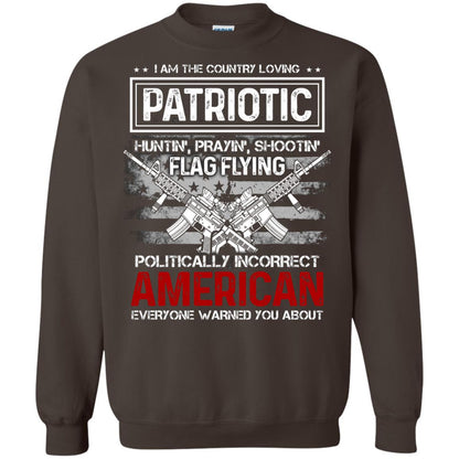 Politically Incorrect American Everyone Warned You About Military Shirt Dark Chocolate