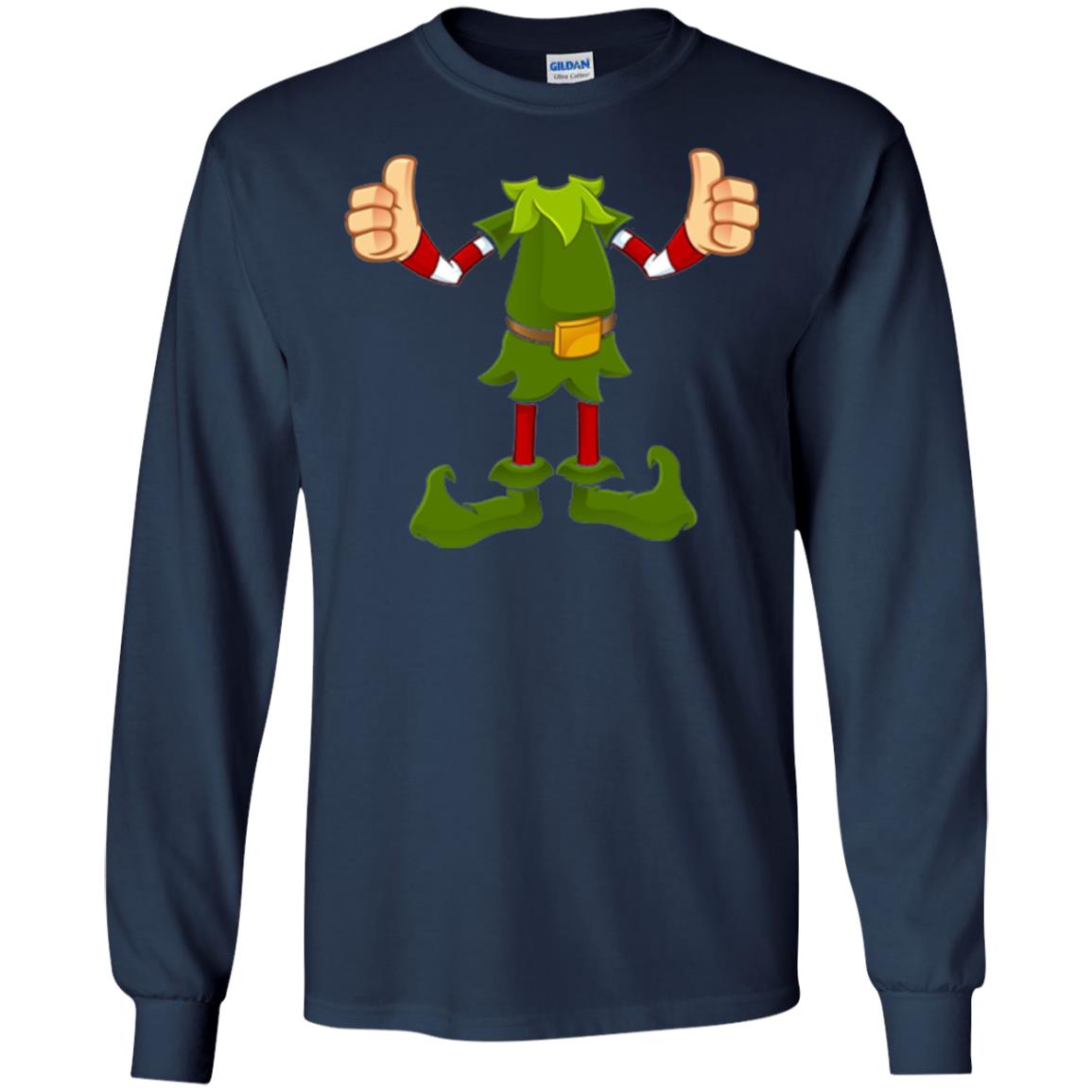 Chirstmas T-shirt Funny Elf Navy