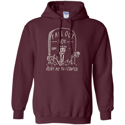 Fall Out Boy Bury Me Till I Confess T-shirt Maroon