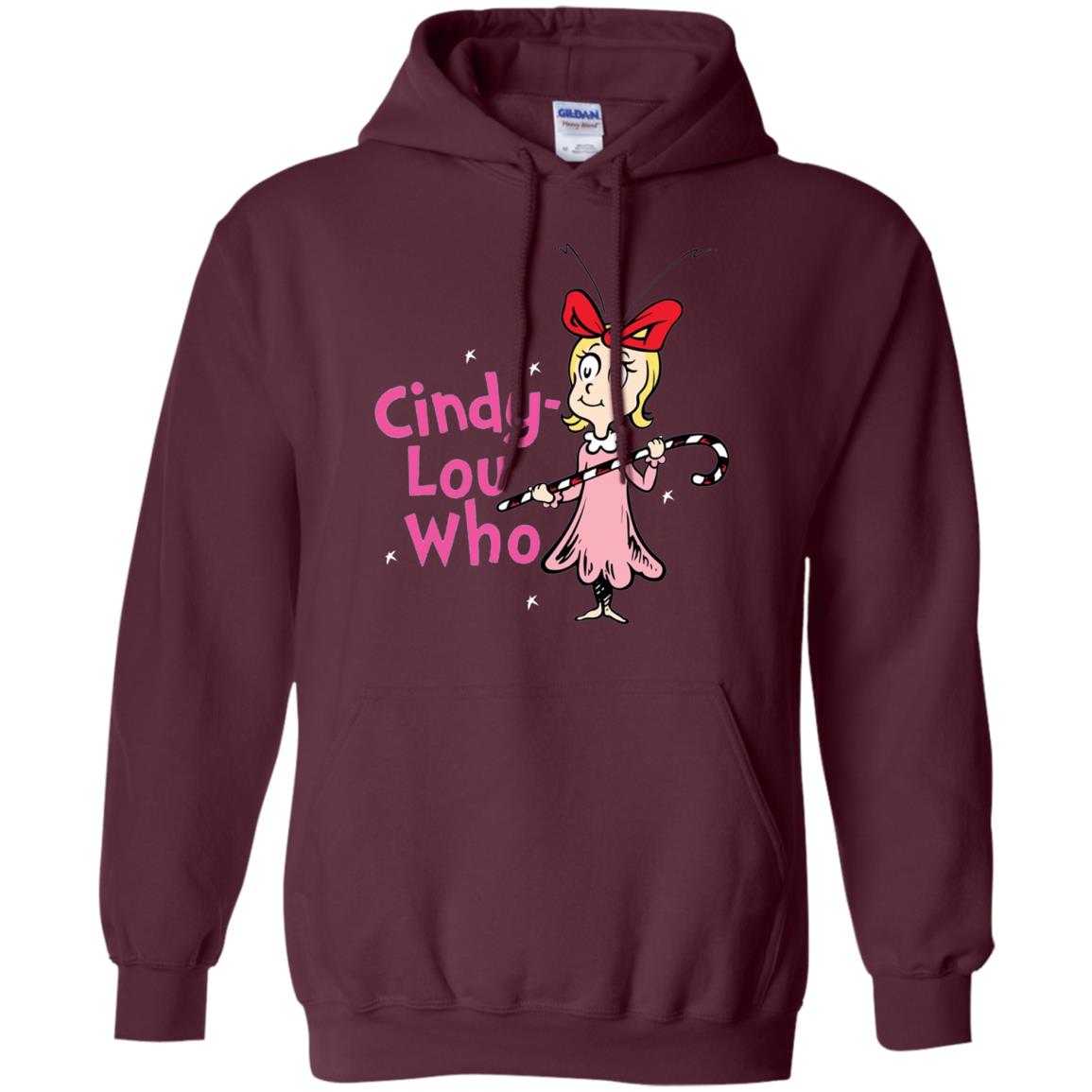 Dr. Seuss Cindy-lou Who T-shirt Maroon