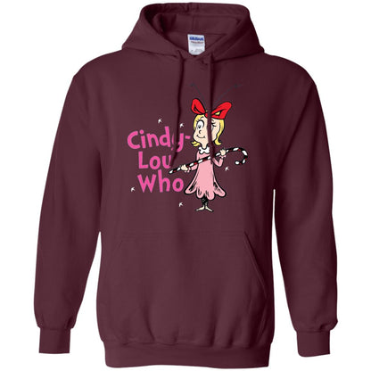 Dr. Seuss Cindy-lou Who T-shirt Maroon